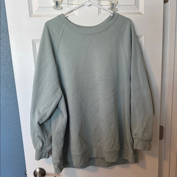 Old Navy Tops - Old Navy Light Sage Crewneck Sweatshirt